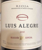 路易斯阿萊格酒莊特選紅葡萄酒(Bodegas Luis Alegre Seleccion Especial, Rioja DOCa, Spain)