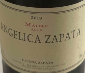 卡帝娜安潔莉卡薩帕塔阿爾塔馬爾貝克紅葡萄酒(Bodega Catena Zapata Angelica Zapata Alta Malbec, Mendoza, Argentina)