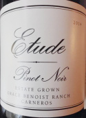 練習(xí)曲黑皮諾干紅葡萄酒(Etude Pinot Noir, Carneros, USA)