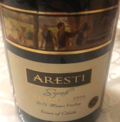 阿雷斯帝酒莊珍藏西拉紅葡萄酒(Aresti Reserva Syrah, Maipo Valley, Chile)