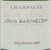 巴塞雷米藍寶石干型年份香檳(Louis Barthelemy Saphir Brut Millesime, Champagne, France)