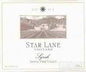 星光大道西拉紅葡萄酒(Star Lane Syrah, Happy Canyon, USA)