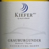 基弗酒莊經(jīng)典灰皮諾小房?干白葡萄酒(Weingut Kiefer Klassiker Grauburgunder Kabinett Trocken?, Kaiserstuhl, Baden, Germany)