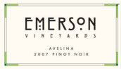 愛默生艾芙琳黑皮諾干紅葡萄酒(Emerson Vineyards Avelina Pinot Noir, Willamette Valley, USA)