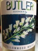 巴特勒香槐系列卡玉佳半甜混釀白葡萄酒(Butler Yellowwood White Cayuga, Indiana, USA)