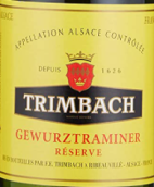 婷芭克世家珍藏瓊瑤漿白葡萄酒(F.E. Trimbach Reserve Gewurztraminer, Alsace, France)