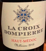 多姆皮耶爾酒莊十字架丹陛紅葡萄酒(Chateau Dompierre La Croix Dompierre, Haut-Medoc, France)