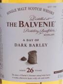 蘇格蘭百富26年故事系列單一麥芽威士忌(The Balvenie Aged 26 Years A Day of Dark Barley Single Malt Scotch Whisky, Speyside, UK)