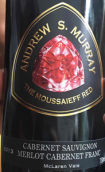 安德穆雷酒莊穆塞耶夫紅葡萄酒(Andrew S.Murry The Moussaieff Cabernet Sauvignon-Cabernet Franc-Merlot, Mclaren Vale, Australia)