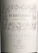 埃切維里亞酒莊限量版佳美娜紅葡萄酒(Echeverria Limited Edition Carmenere, Curico Valley, Chile)