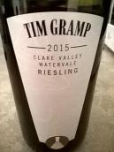 蒂姆·格蘭普酒莊沃特韋爾系列雷司令干白葡萄酒(Tim Gramp Watervale Riesling, Clare Valley, South Australia)