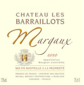 巴瑞洛城堡紅葡萄酒(Chateau Les Barraillots, Margaux, France)