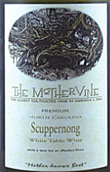 杜普林母蔓甜白葡萄酒(Duplin Winery Mothervine Wine, North Carolina, USA)