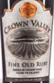 冠谷酒莊陳釀紅寶石波特風(fēng)格加強(qiáng)酒(Crown Valley Winery Fine Old Ruby, Missouri, USA)