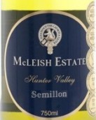 麥克萊什賽美蓉干白葡萄酒(Mcleish Estate Semillon,Hunter Valley,Australia)