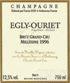 歐哥利屋也干型年份香檳(Egly-Ouriet Cuvee de Prestige Brut Millesime, Champagne, France)