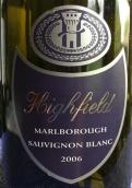 海菲爾德酒莊長相思干白葡萄酒(Highfield Estate Sauvignon Blanc, Marlborough, New Zealand)