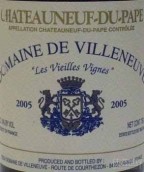 維爾納夫酒莊老藤紅葡萄酒(Domaine de Villeneuve Les Vieilles Vignes, Chateauneuf-du-Pape, France)