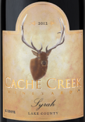 卡切溪西拉干紅葡萄酒(Cache Creek Vineyards Syrah, Lake County, USA)