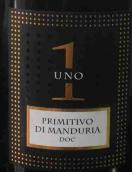 優(yōu)諾一號普里米蒂沃干紅葡萄酒(Uno One Primitivo, Manduria Puglia, italy)