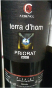 阿德沃爾酒莊特拉紅葡萄酒(Ardevol Terra d'Hom, Priorat DOCa, Spain)