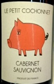 小猪赤霞珠干红葡萄酒(Le Petit Cochonnet Cabernet Sauvignon, Rhone, France)