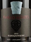 卡羅酒莊桑嬌維塞干紅葡萄酒(Karlo Estate Sangiovese, Prince Edward County, Canada)