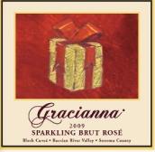 格拉齊亞那酒莊起泡干型桃紅葡萄酒(Gracianna Winery Sparkling Brut Rose, Sonoma County, USA)