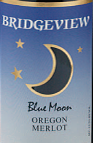 橋景藍(lán)月亮梅洛干紅葡萄酒(Bridgeview Winery Blue Moon Merlot, Oregon, USA)