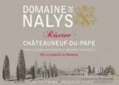 納麗斯酒莊教皇新堡珍藏紅葡萄酒(Domaine de Nalys Reserve, Chateauneuf-du-Pape, France)