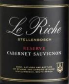 富豪酒莊珍藏赤霞珠干紅葡萄酒(Le Riche Reserve Cabernet Sauvignon, Stellenbosch, South Africa)