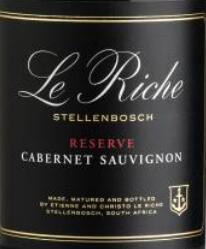 Le Riche Reserve Cabernet Sauvignon, Stellenbosch, South Africa-富豪酒庄葡萄酒 ...