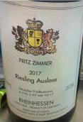 弗里茨齊默精選雷司令甜白葡萄酒(Fritz Zimmer Riesling Auslese, Rheinhessen, Germany)
