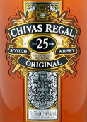 芝華士原產(chǎn)25年蘇格蘭調(diào)和威士忌(Chivas Regal Original Aged 25 Years Blended Scotch Whisky, Speyside, UK)