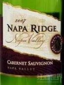 瑞吉酒莊赤霞珠紅葡萄酒(Napa Ridge Cabernet Sauvignon, Napa Valley, USA)