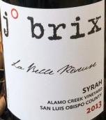 喬迪·布里克斯酒莊拉貝拉里維斯西拉干紅葡萄酒(j. Brix Wines La Belle Reveuse Syrah, San Luis Obispo County, USA)