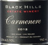 黑巖山佳美娜干紅葡萄酒(Black Hills Estate Winery Carmenere, British Columbia, Canada)