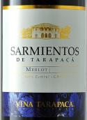 塔拉巴嘎藤蔓梅洛干紅葡萄酒(Sarmientos de Tarapaca Merlot, Central Valley, Chile)