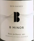 本海因斯酒莊米諾白中白起泡酒(Ben Haines Wine B Minor Blanc de Blancs, Yarra Valley, Australia)