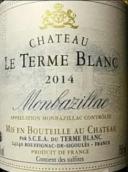 提米酒莊甜白葡萄酒(Chateau Le Terme Blanc, Monbazillac, France)