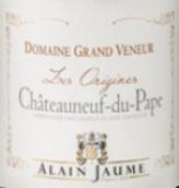 阿蘭豪酒莊大獵人園原始教皇新堡紅葡萄酒(Alain Jaume & Fils Domaine Grand Veneur Les Origines, Chateauneuf-du-Pape, France)