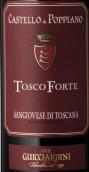吉恰尔迪尼伯爵庄园卡斯特罗坡皮阿诺酒庄托斯科福特红葡萄酒(Conte Guicciardini Castello di Poppiano Toscoforte, Toscana, Italy（IGT）)