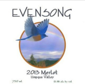 晚禱梅洛紅葡萄酒(Evensong Vineyards Merlot, Oregon, USA)