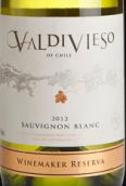 瓦帝維索釀酒師珍藏長相思白葡萄酒(Valdivieso Winemaker Reserva Sauvignon Blanc, Central Valley, Chile)