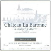 Chateau La Baronne Corbieres 'Montagne d'Alaric' Gris de Gris Rose, Laguedoc-Roussillon, France