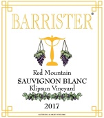 律師克里普森園長(zhǎng)相思干白葡萄酒(Barrister Winery Klipsun Vineyard Sauvignon Blanc, Red Mountain, USA)