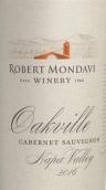 蒙大维酒庄赤霞珠红葡萄酒(Robert Mondavi Winery Cabernet Sauvignon, Oakville, USA)