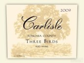 卡爾麗絲三只鳥干紅葡萄酒(Carlisle Three Birds Red, Sonoma County, USA)