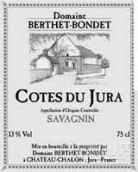 貝德-邦蒂酒莊薩瓦涅白葡萄酒(Domaine Berthet-Bondet Savagnin, Cotes du Jura, France)