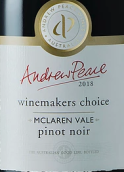 安德鲁皮斯酿酒师精选系列黑皮诺红葡萄酒(Andrew Peace Winemakers Choice Pinot Noir, McLaren Vale, Australia)